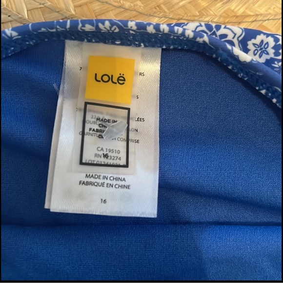 Lole Tummy Tuck One Piece Swimsuit Size 16 - Picture 9 of 10